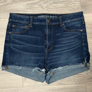 American Eagle Outfitters Dark Blue Jean Shorts